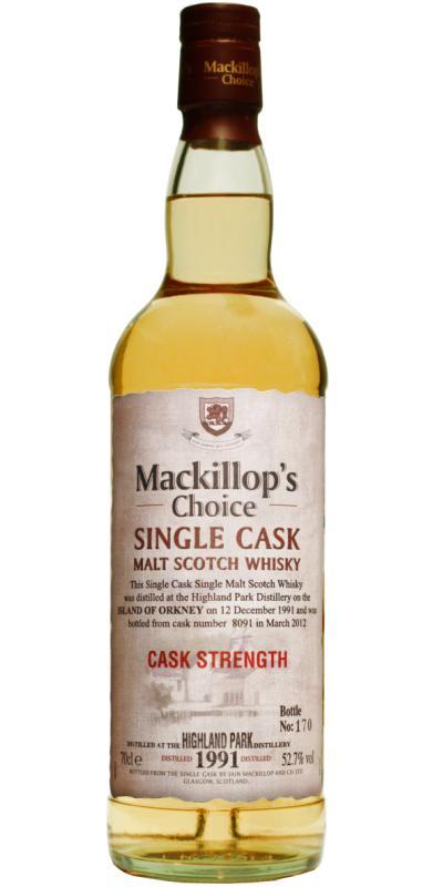 Highland Park 1991 McC Single Cask