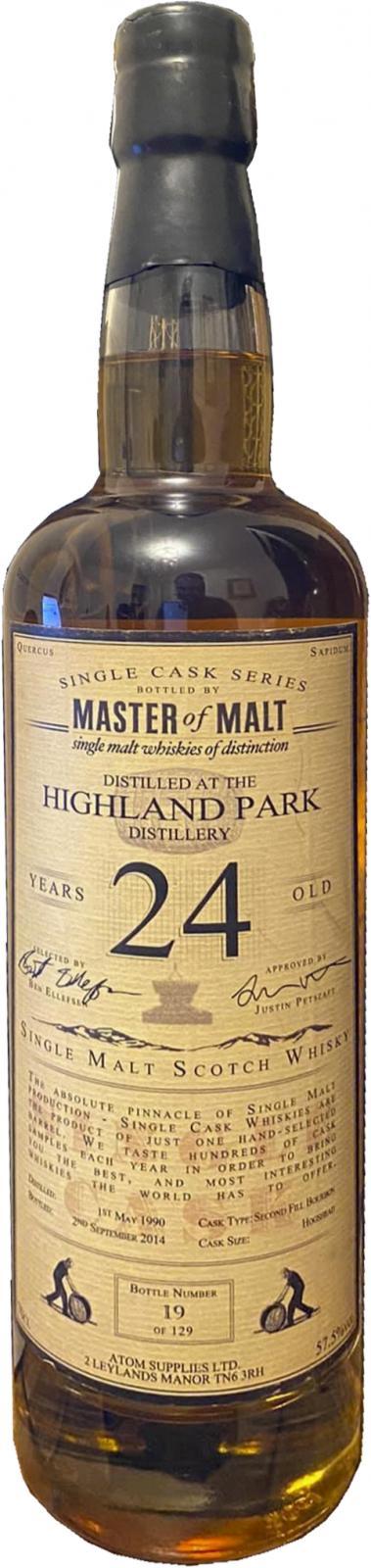 Highland Park 1990 MoM Single Cask Series