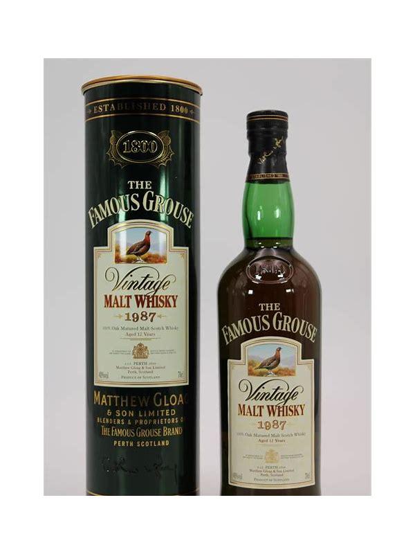 The Famous Grouse 1987 Vintage Malt Whisky