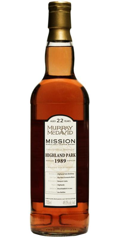 Highland Park 1989 MM Mission Gold