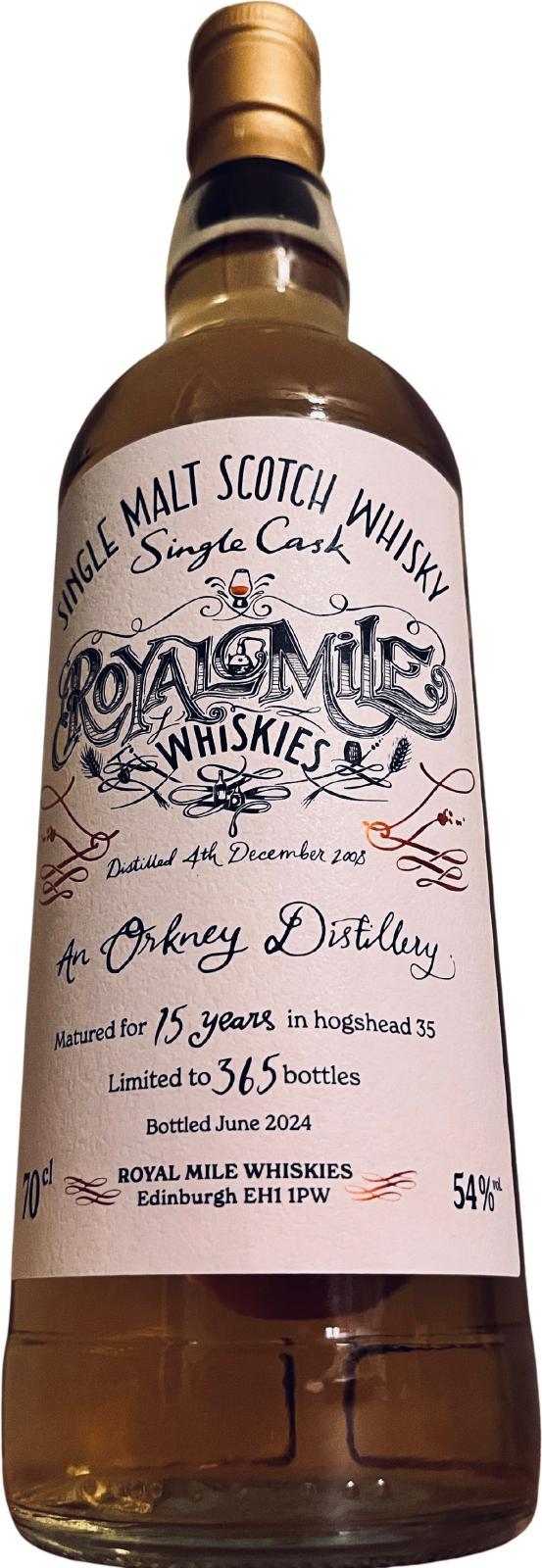 An Orkney Distillery 2008 RM RMW Cask