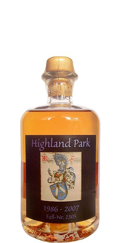 Highland Park 1986 RF Wappen Futterer