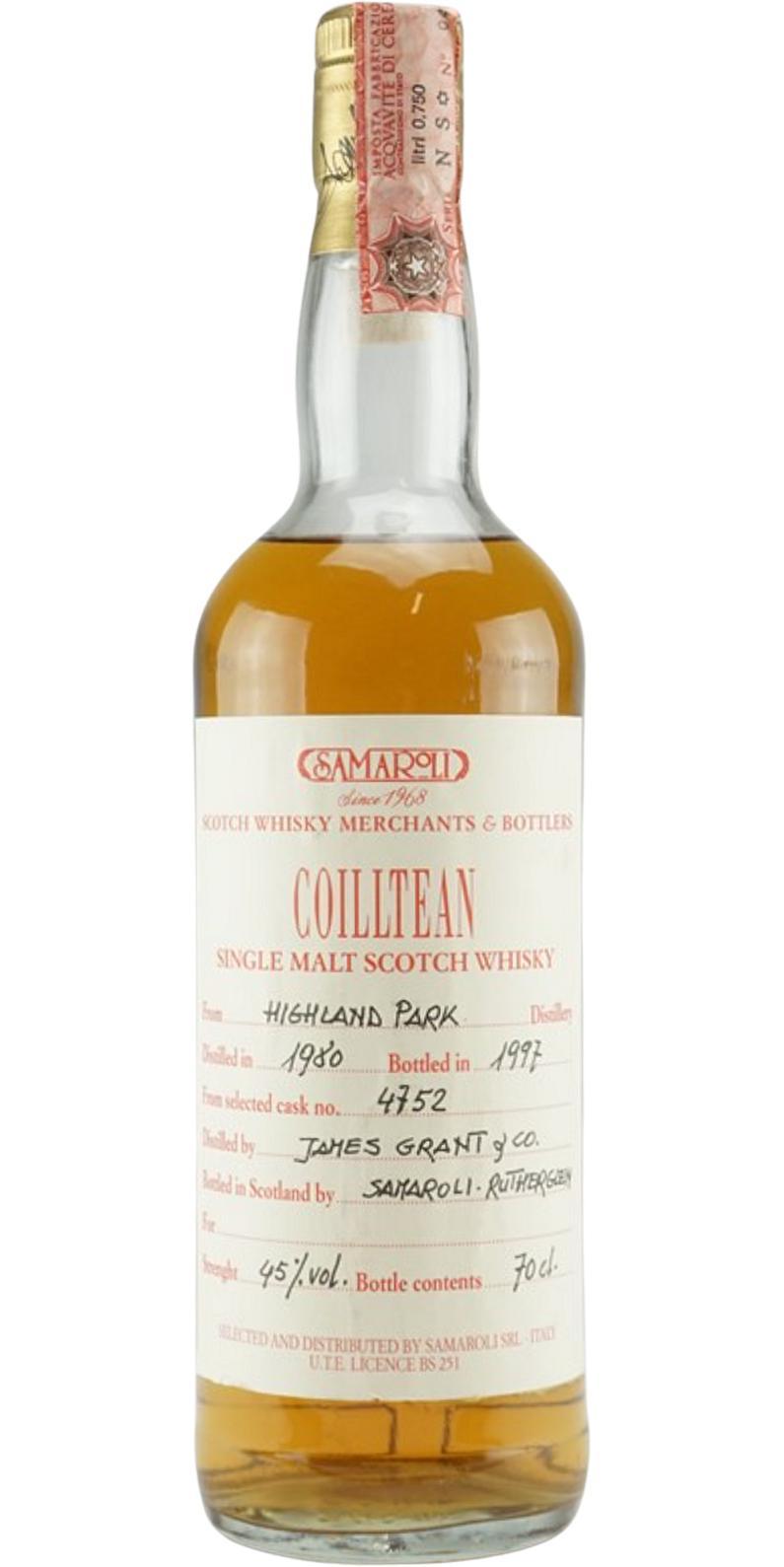 Highland Park 1980 Sa Coilltean