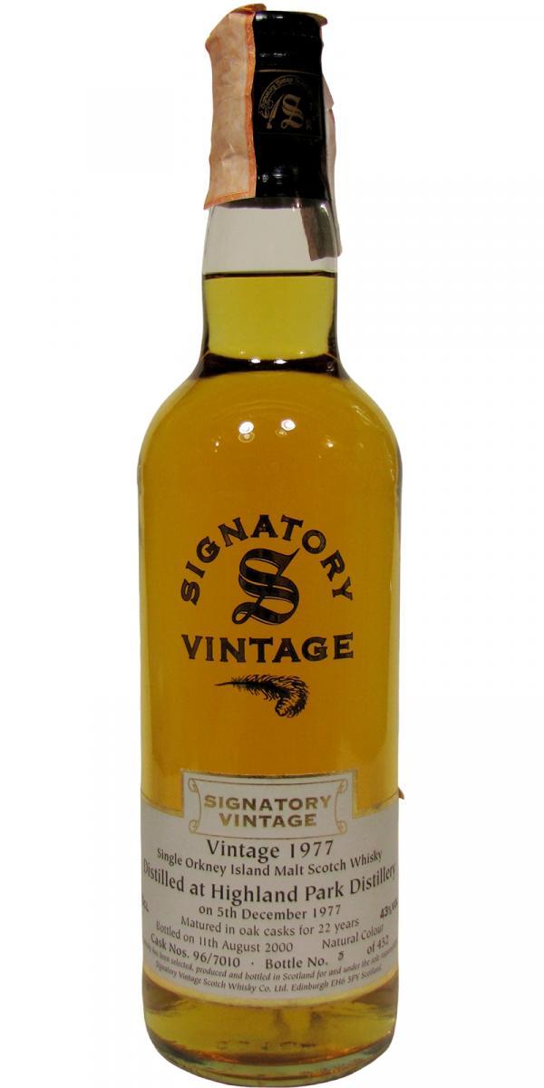 Highland Park 1977 SV Vintage Collection