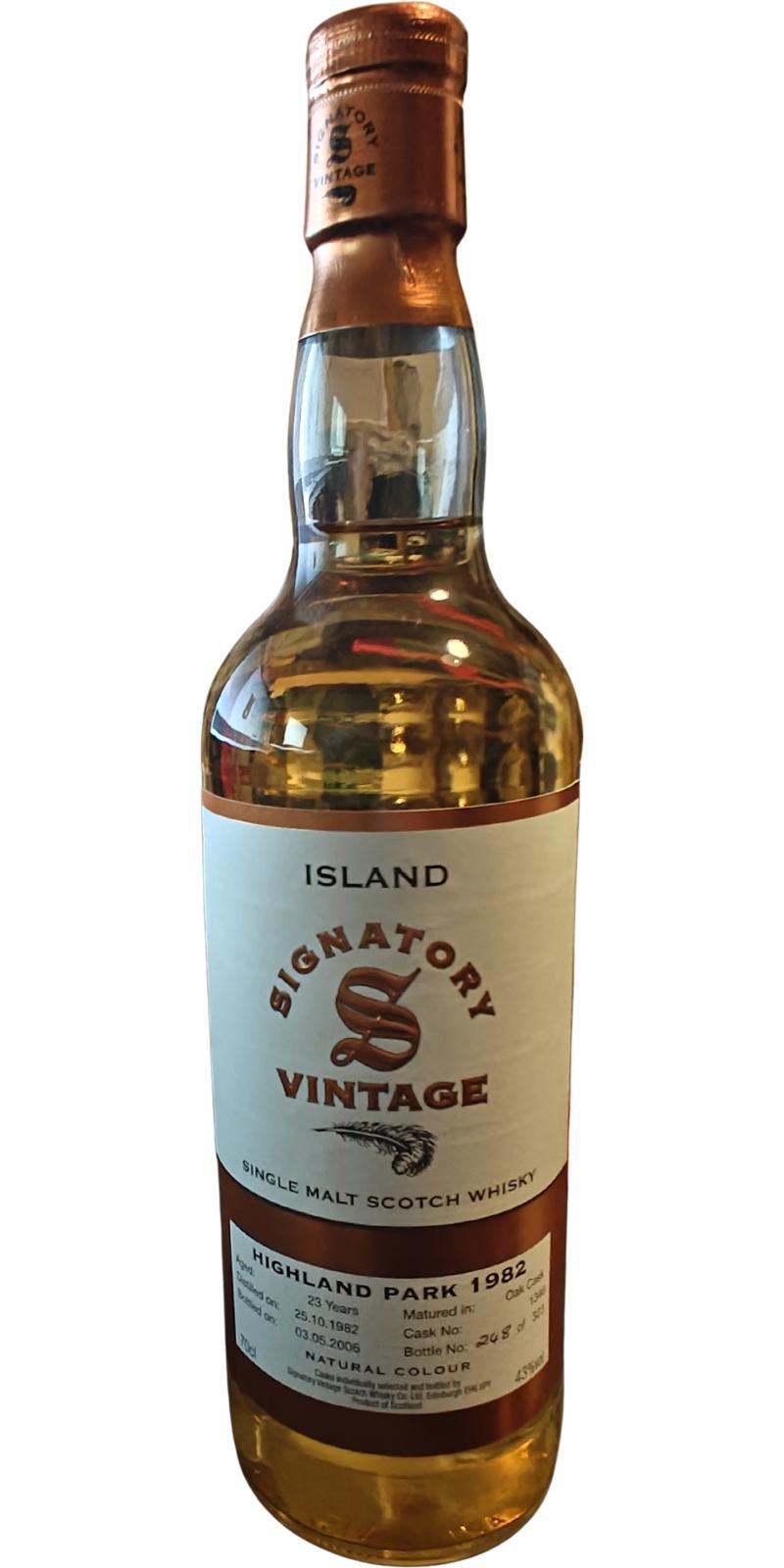 Highland Park 1982 SV Vintage Collection