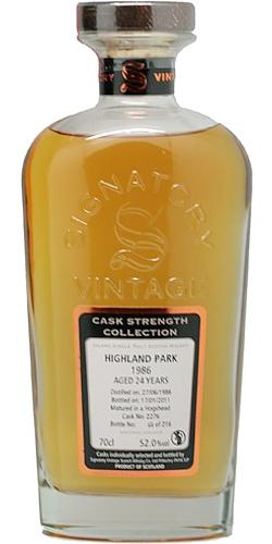 Highland Park 1986 SV Cask Strength Collection
