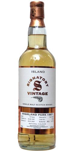 Highland Park 1987 SV Vintage Collection