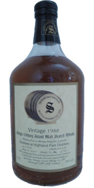 Highland Park 1988 SV Vintage Collection - Dumpy
