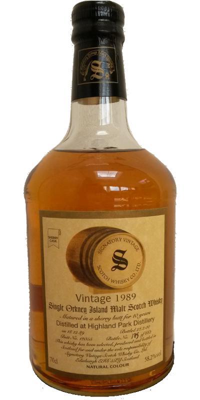 Highland Park 1989 SV Vintage Collection - Dumpy