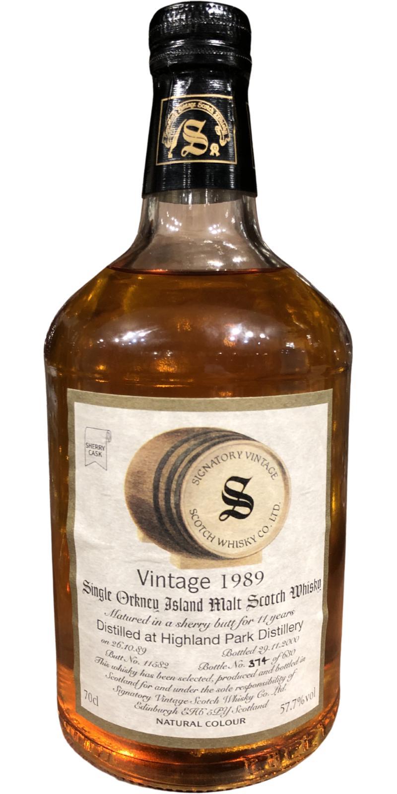Highland Park 1989 SV Vintage Collection - Dumpy