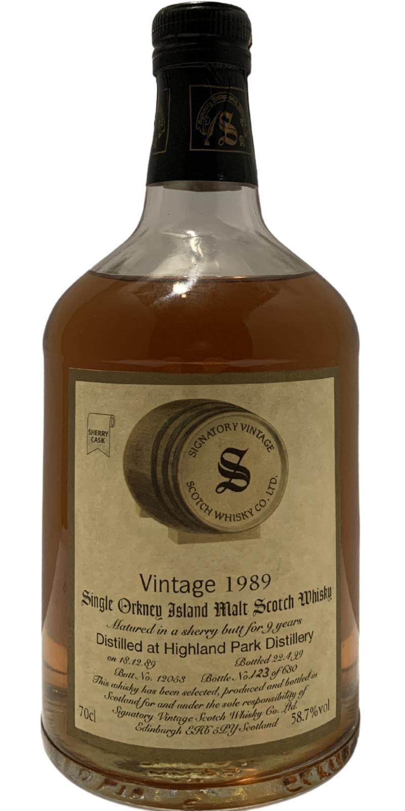 Highland Park 1989 SV Vintage Collection - Dumpy