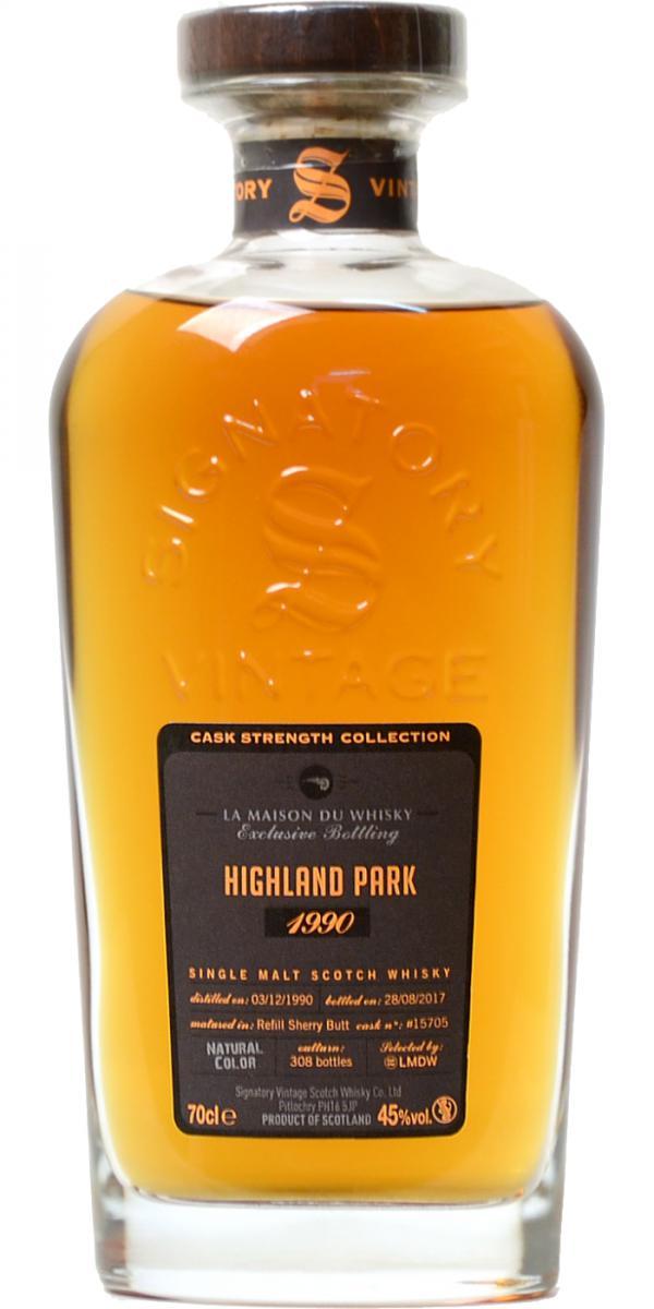 Highland Park 1990 SV Cask Strength Collection