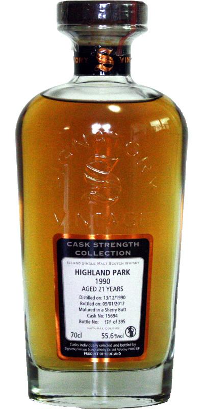 Highland Park 1990 SV Cask Strength Collection