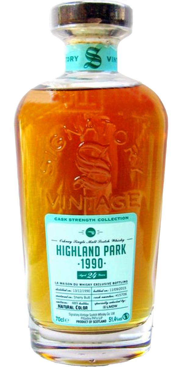 Highland Park 1990 SV Cask Strength Collection