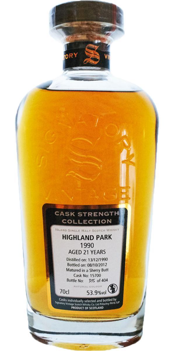 Highland Park 1990 SV Cask Strength Collection