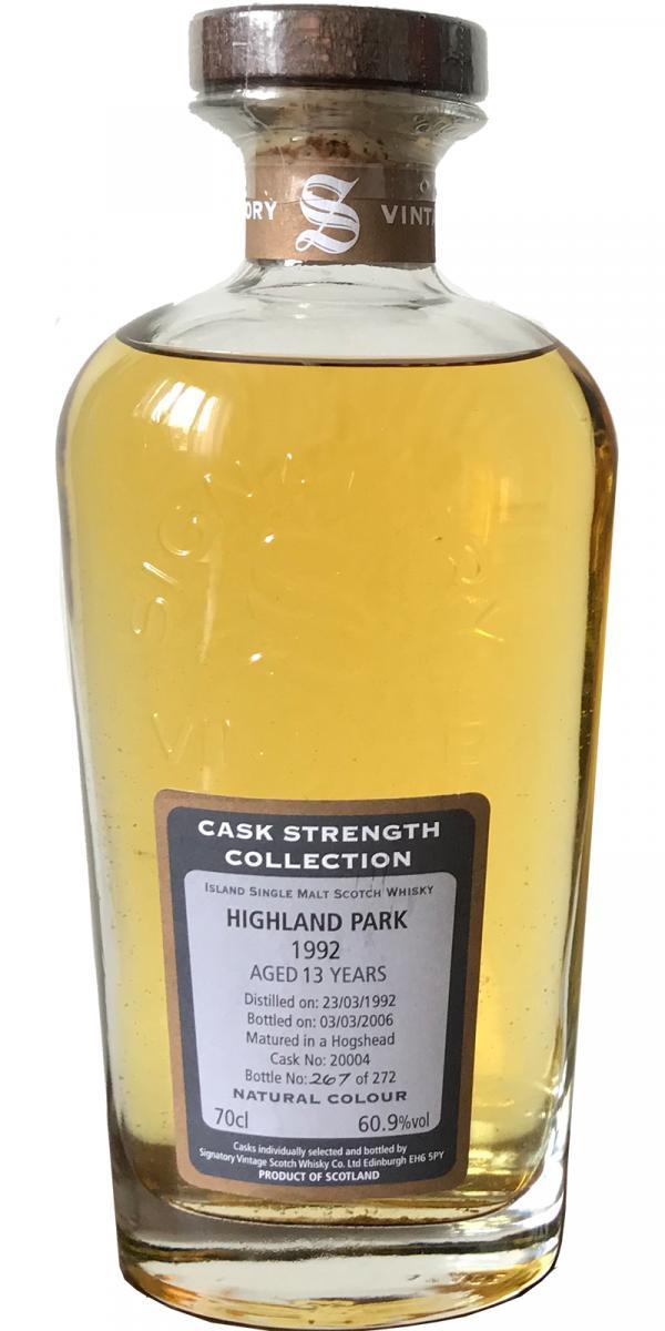 Highland Park 1992 SV Cask Strength Collection