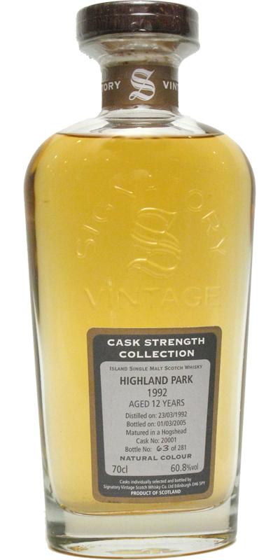 Highland Park 1992 SV Cask Strength Collection