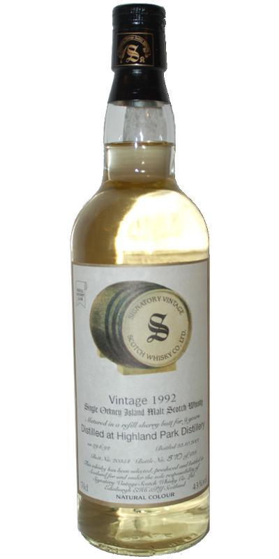 Highland Park 1992 SV Vintage Collection