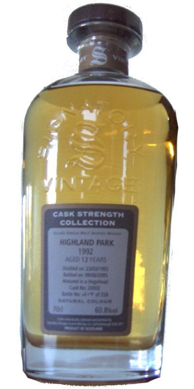 Highland Park 1992 SV Cask Strength Collection