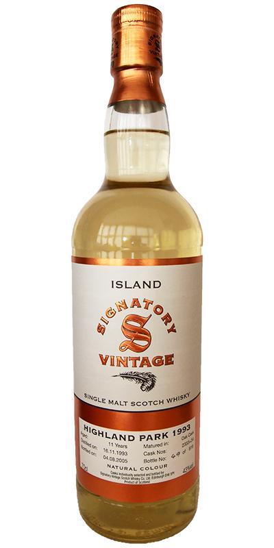 Highland Park 1993 SV Vintage Collection