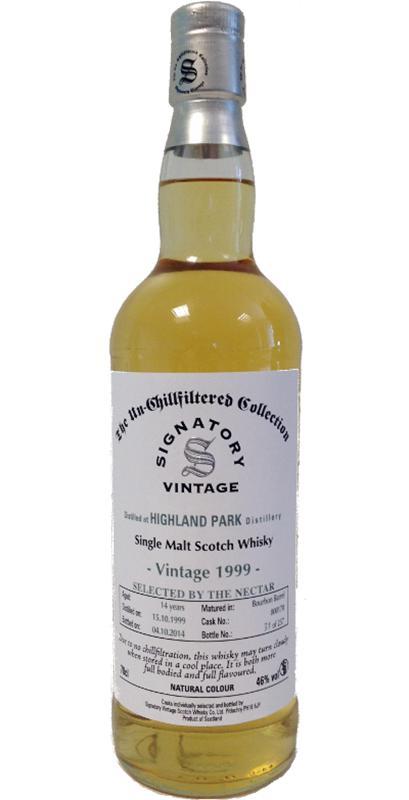 Highland Park 1999 SV The Un-Chillfiltered Collection