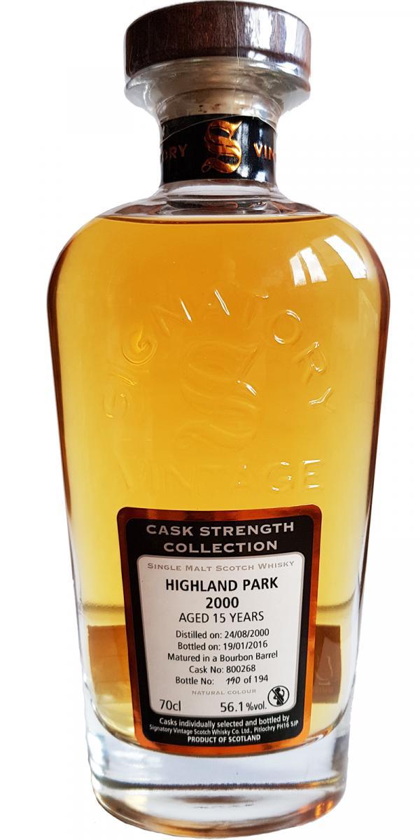 Highland Park 2000 SV Cask Strength Collection