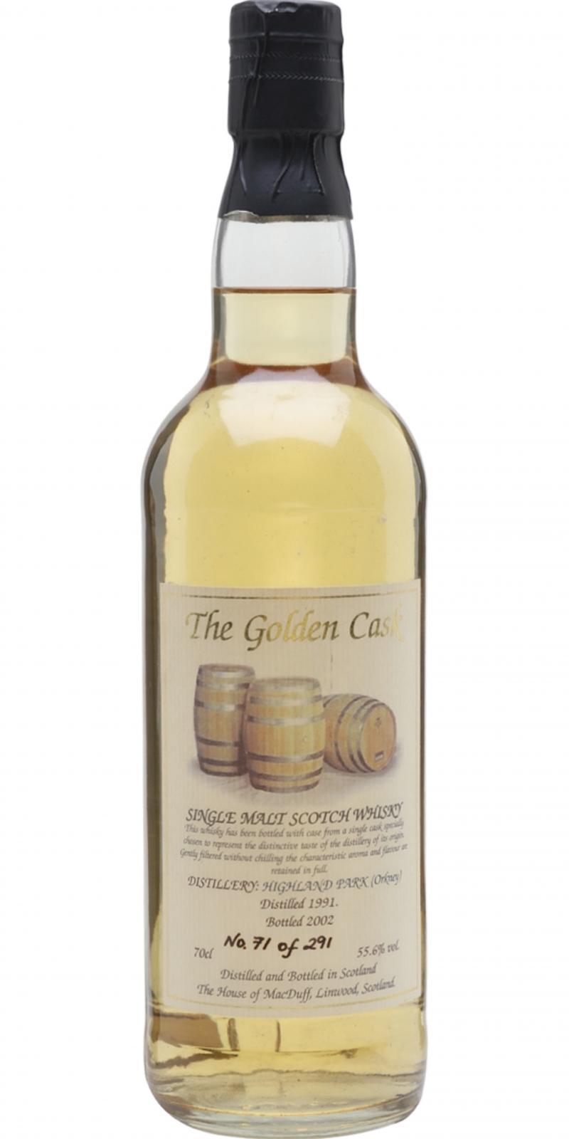 Highland Park 1991 HMcD The Golden Cask