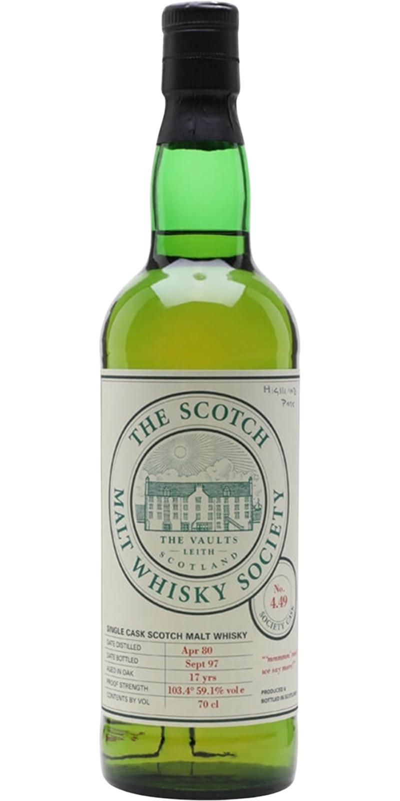 Highland Park 1980 SMWS 4.49 'mmmmm' need we say more?