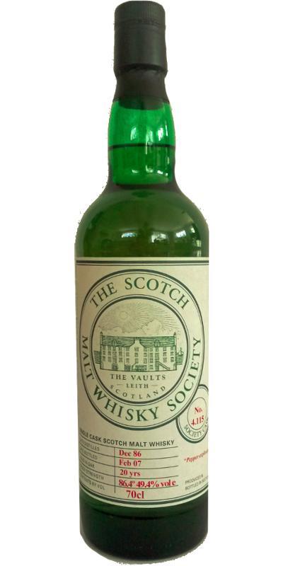 Highland Park 1986 SMWS 4.115 Pepper explosion