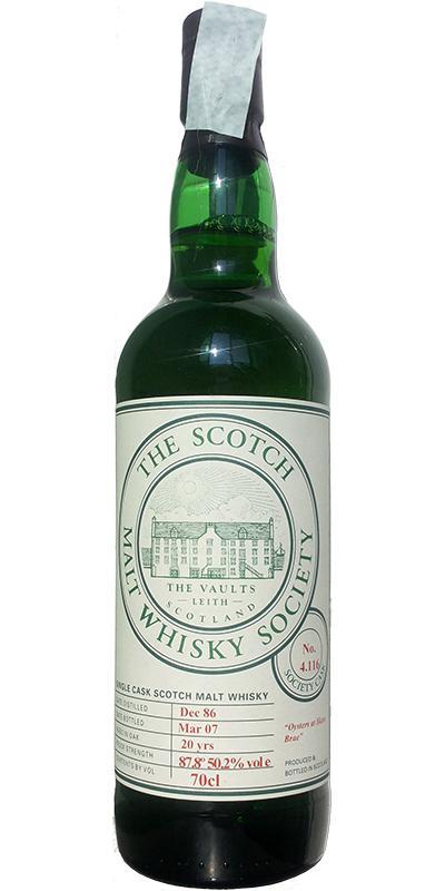 Highland Park 1986 SMWS 4.116 Oysters at Skara Brae