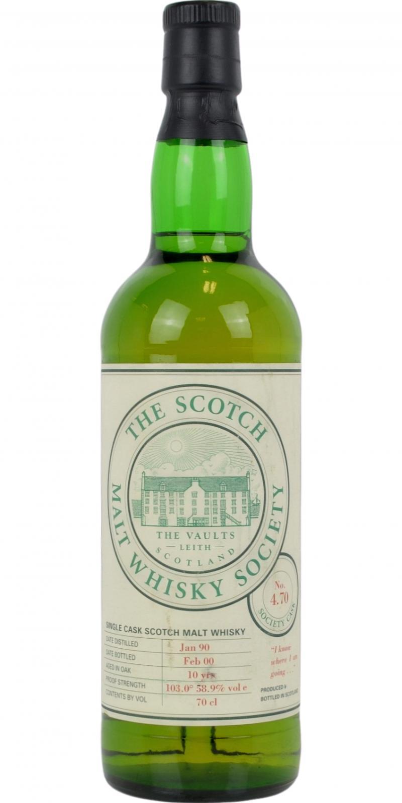 Highland Park 1990 SMWS 4.70 I know where I am going...