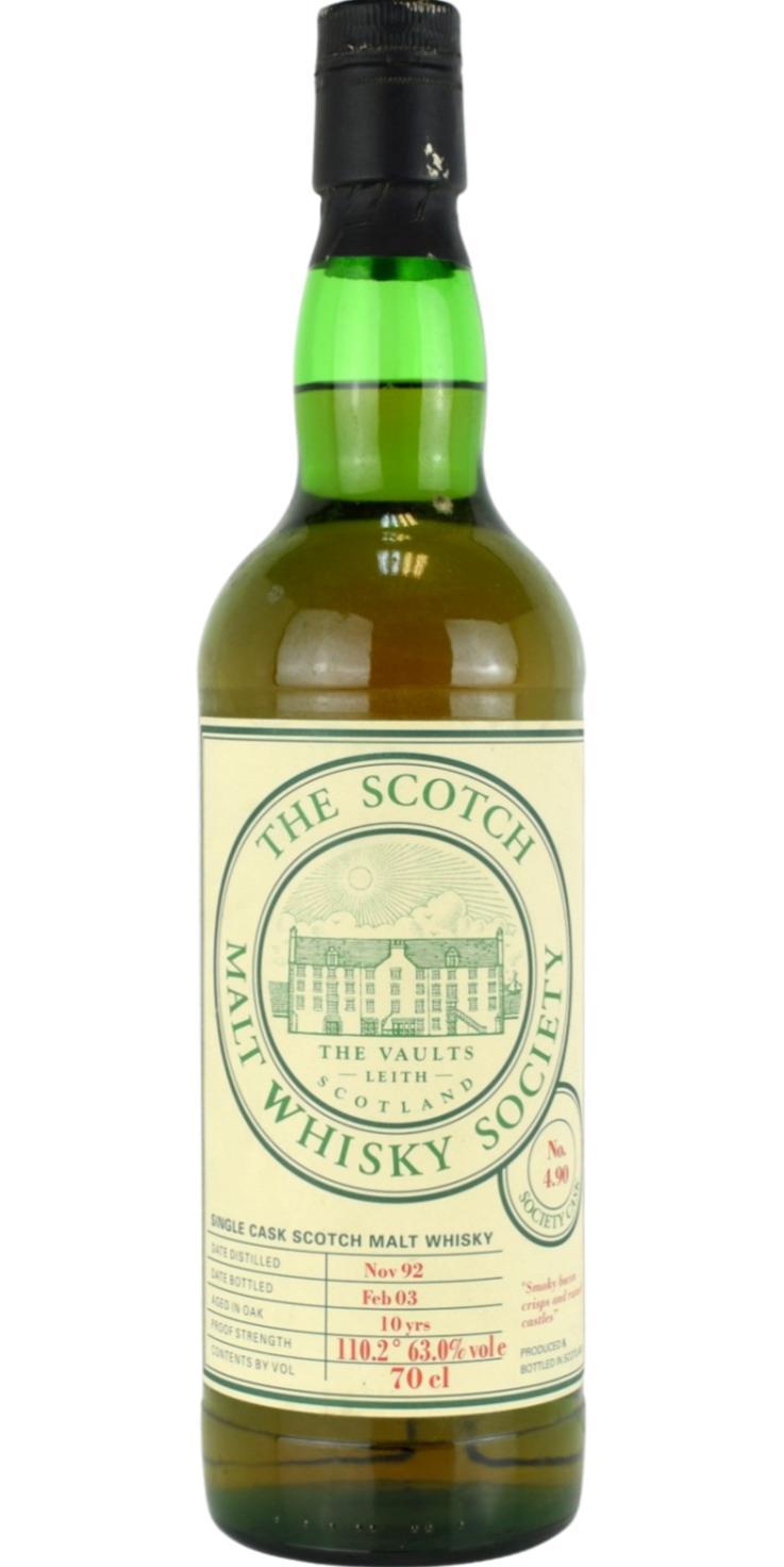 Highland Park 1992 SMWS 4.90 Smoky bacon crisps and ruined castles