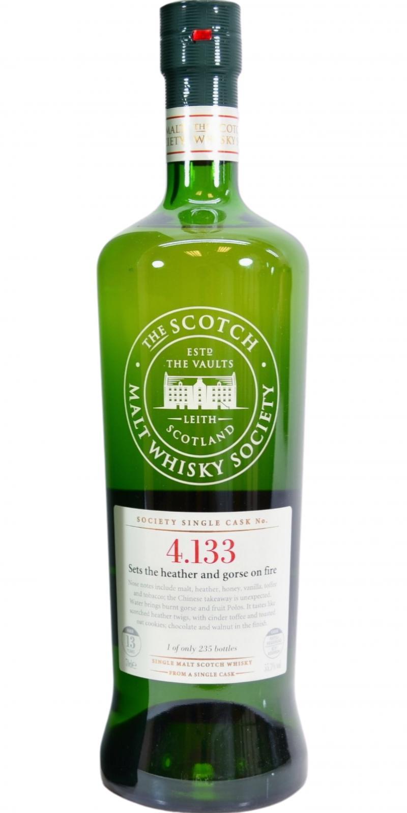 Highland Park 1995 SMWS 4.133 Sets the heather and gorse on fire