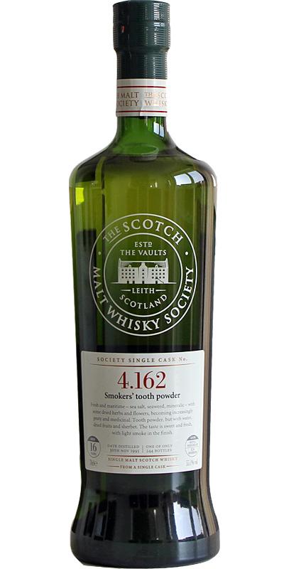 Highland Park 1995 SMWS 4.162 Smoker's tooth powder