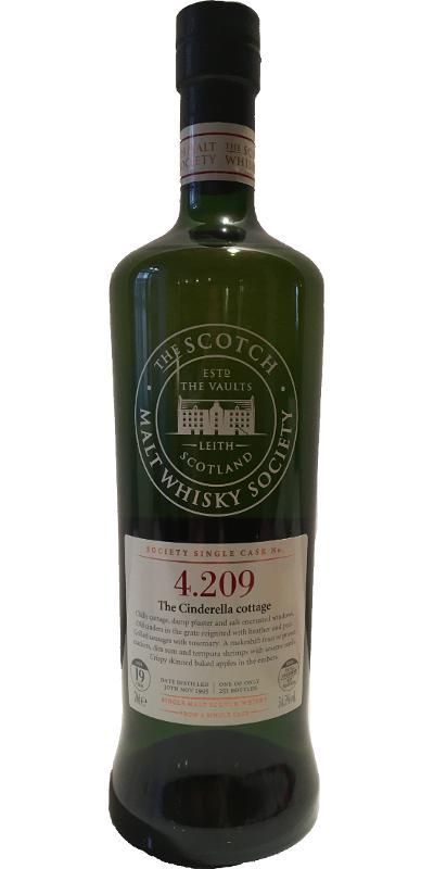 Highland Park 1995 SMWS 4.209 The Cinderella cottage