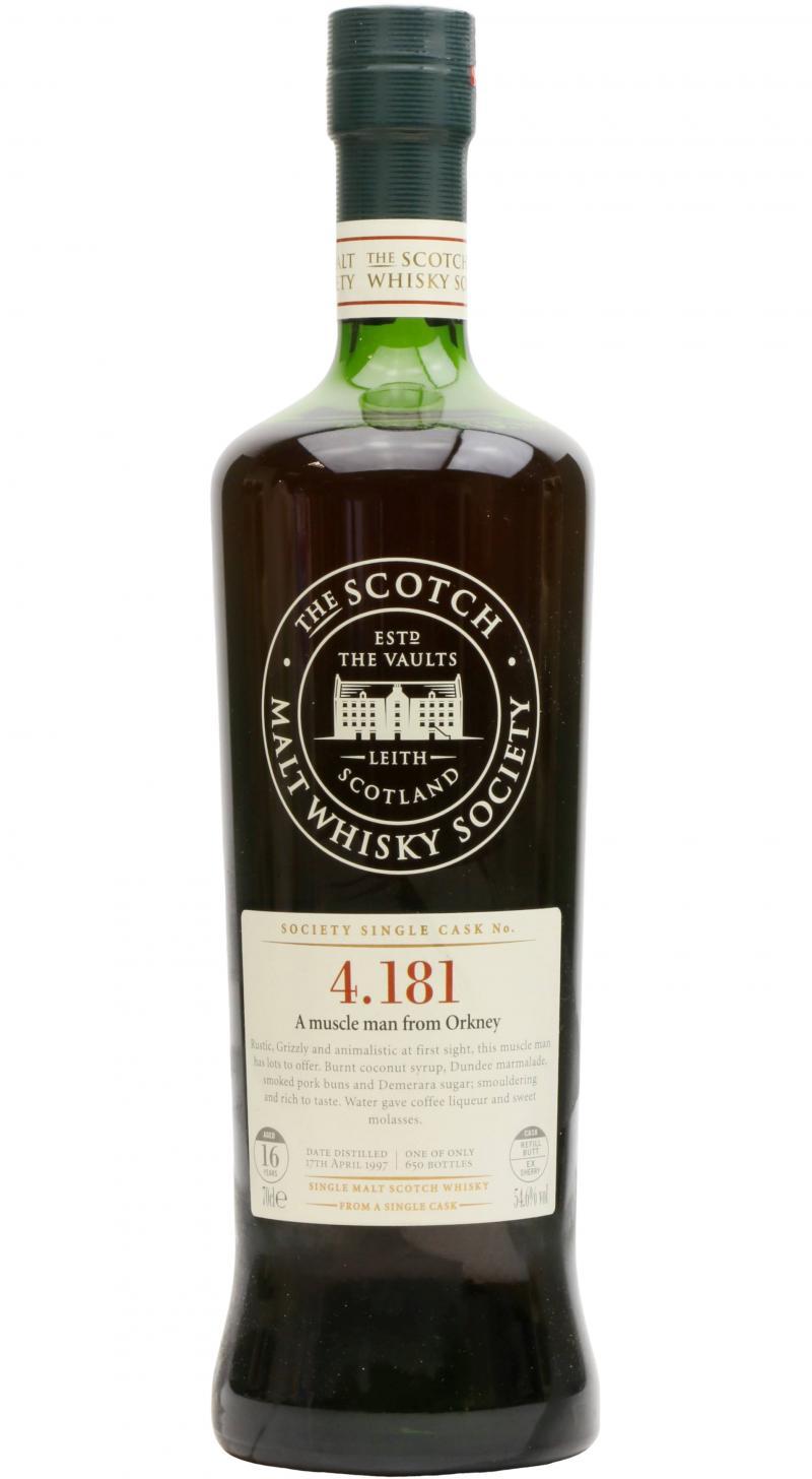 Highland Park 1997 SMWS 4.181 A muscle man from Orkney