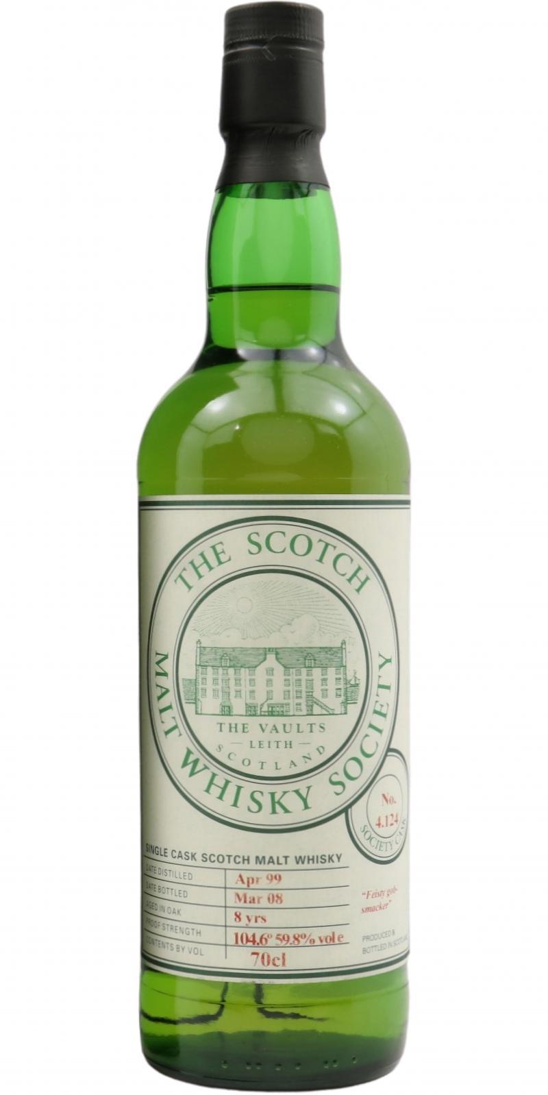 Highland Park 1999 SMWS 4.124 Feisty gob-smacker
