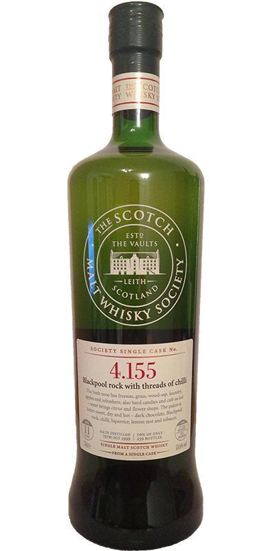 Highland Park 1999 SMWS 4.155 Blackpool rock with threads of chilli