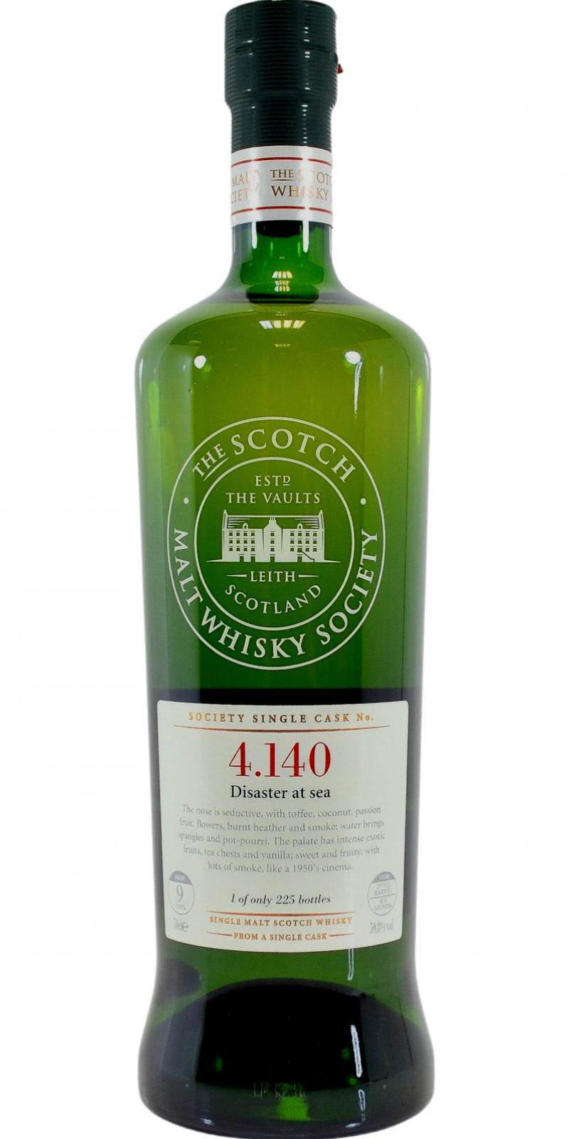 Highland Park 2000 SMWS 4.140 Disaster at sea