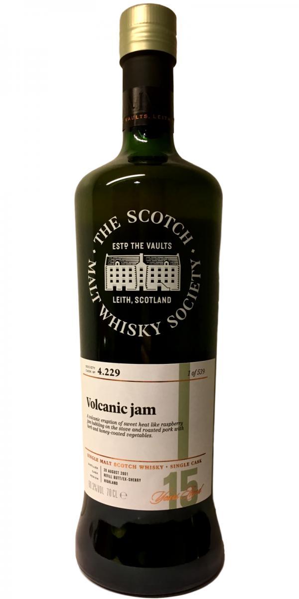 Highland Park 2001 SMWS 4.229 Volcanic Jam