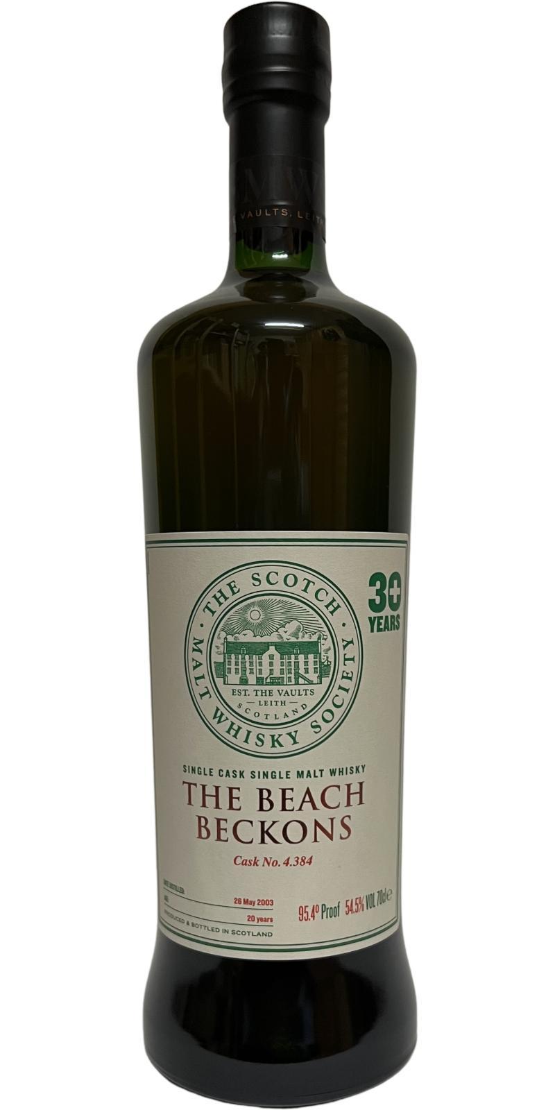 Highland Park 2003 SMWS 4.384 The beach beckons