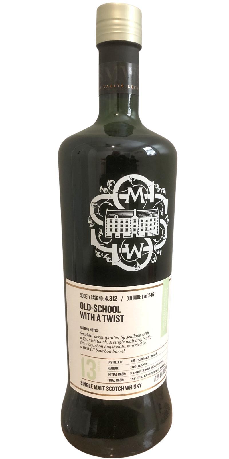 Highland Park 2008 SMWS 4.312 Old-school with a twist