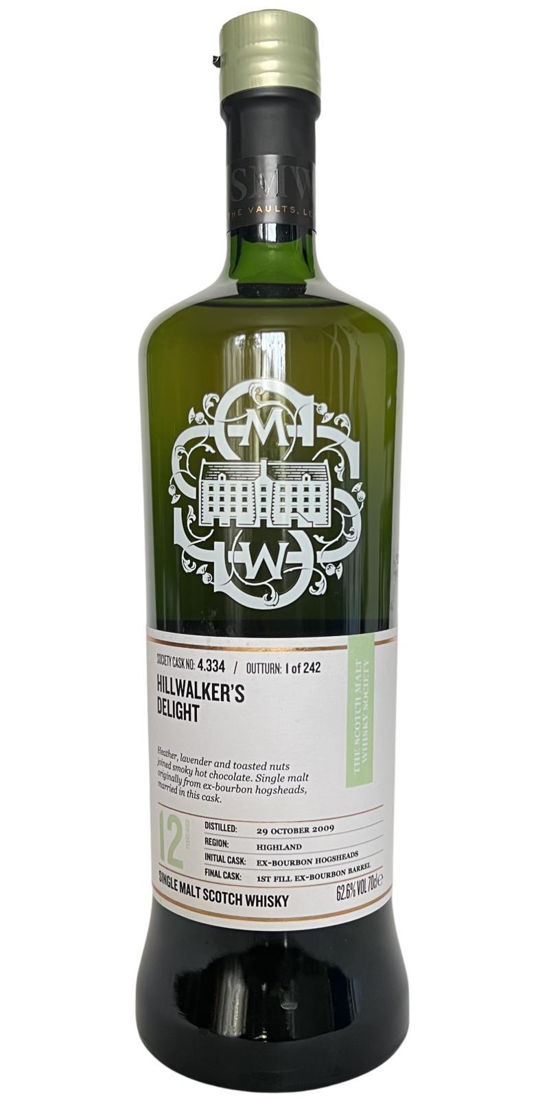 Highland Park 2009 SMWS 4.334 Hillwalker's delight