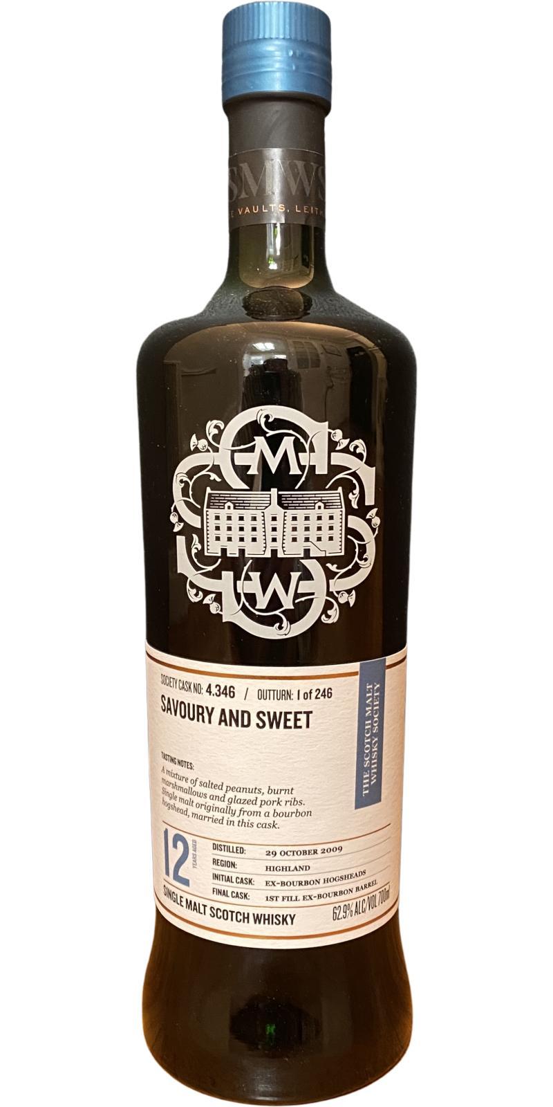 Highland Park 2009 SMWS 4.346 Savoury and sweet