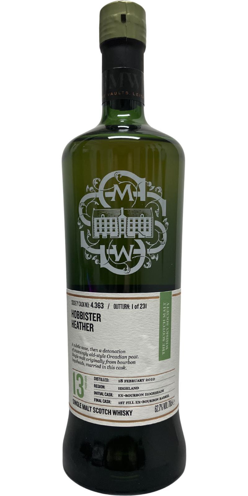 Highland Park 2010 SMWS 4.363 Hobbister heather