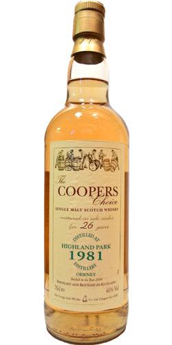 Highland Park 1981 VM The Cooper's Choice
