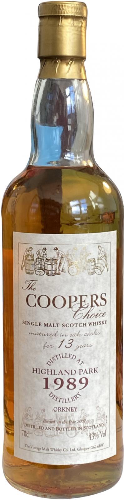 Highland Park 1989 VM The Cooper's Choice