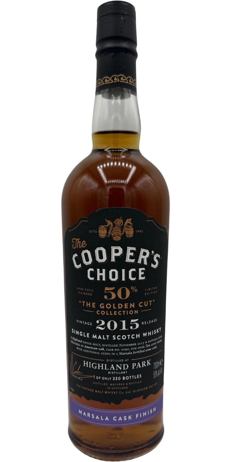 Highland Park 2015 VM The Cooper's Choice - The Golden Cut Collection