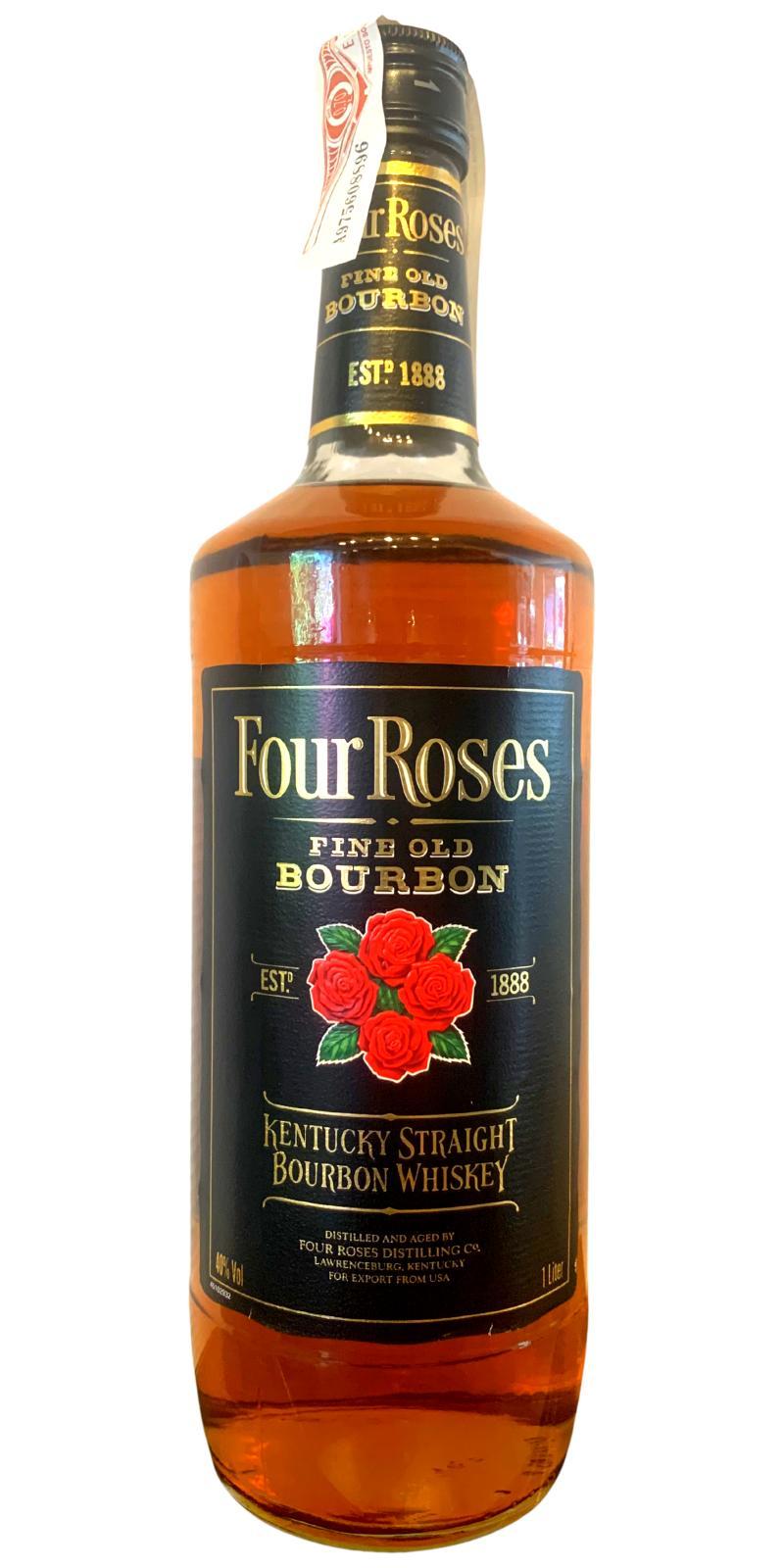 Four Roses Fine Old Bourbon  Kentucky Straight Bourbon Whiskey