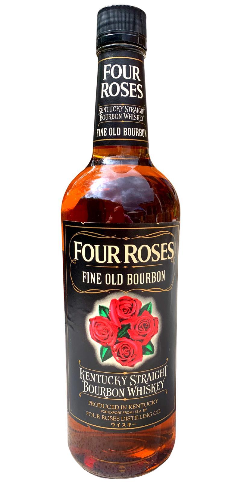 Four Roses Fine Old Bourbon  Black Label - Kentucky Straight Bourbon Whiskey